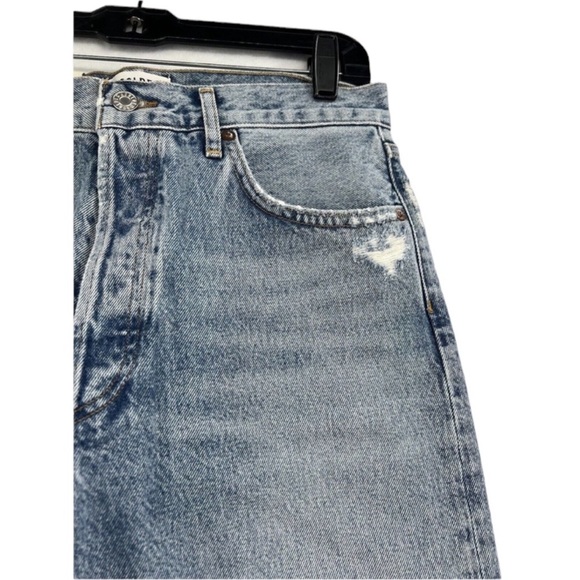 Agolde 90'S PINCH WAIST HIGH RISE STRAIGHT IN RUMINATE Size 25 - Picture 6 of 16